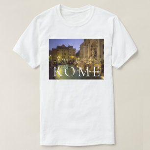 Trevi Fountain at Night   Rome, Lazio, Italy T-Shirt
