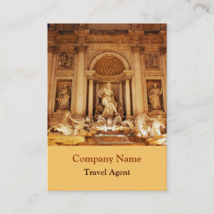 Trevi fountain business card