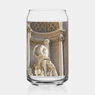 Trevi fountain can glass