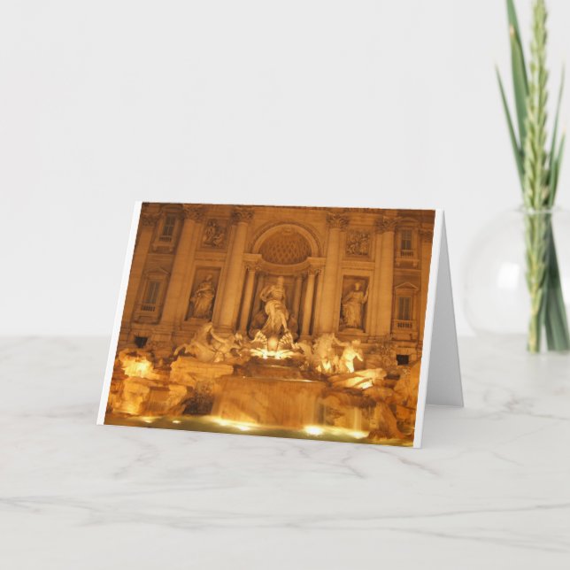 Trevi Fountain Card (Front)