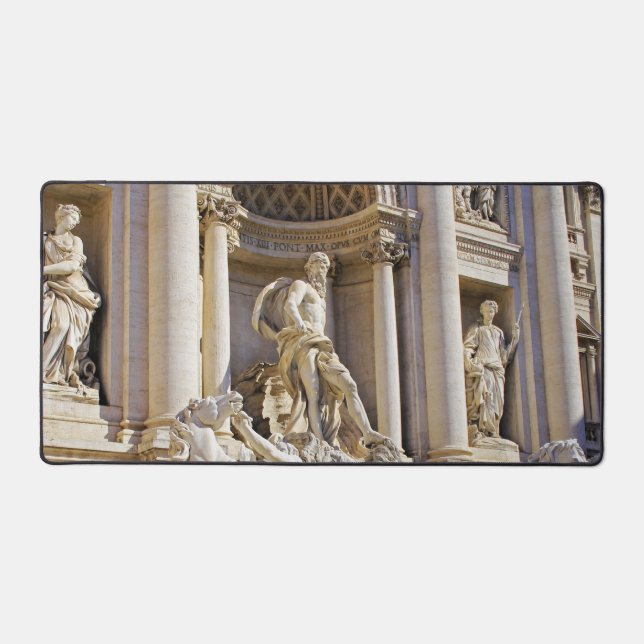 Trevi fountain desk mat (Front)