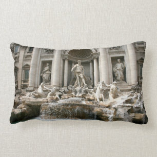 Trevi Fountain (Fontana di Trevi) -Rome Lumbar Cushion
