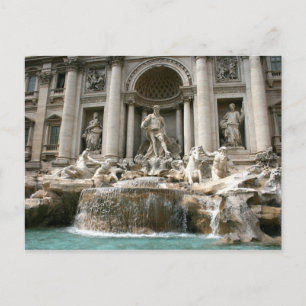 Trevi Fountain (Fontana di Trevi) -Rome Postcard