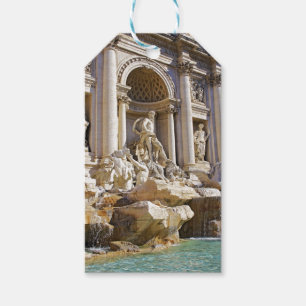 Trevi fountain gift tags