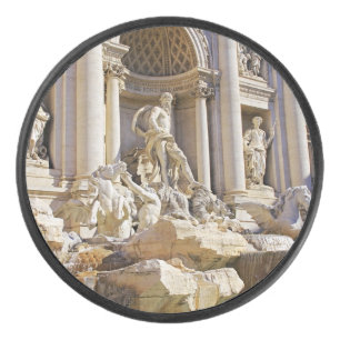 Trevi fountain hockey puck