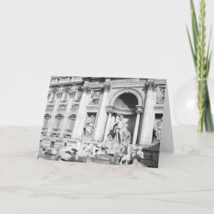 Trevi Fountain in Rome Card