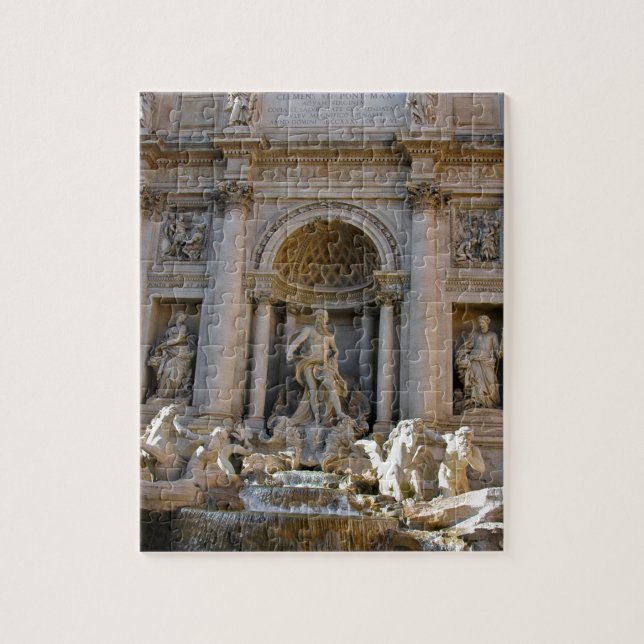 Trevi Fountain in Rome - Italy Jigsaw Puzzle (Vertical)