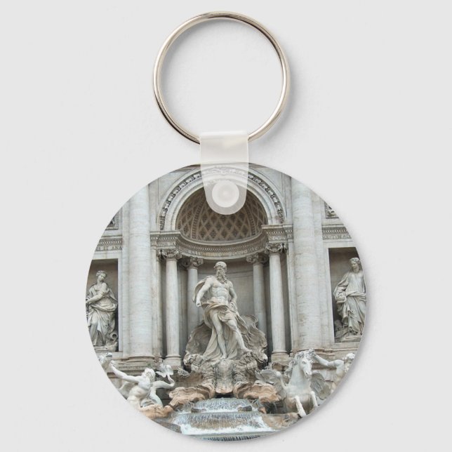 Trevi Fountain in Rome, Italy Key Ring (Front)