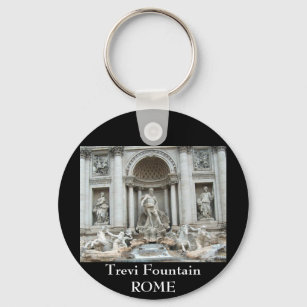 Trevi Fountain in Rome, Italy Key Ring