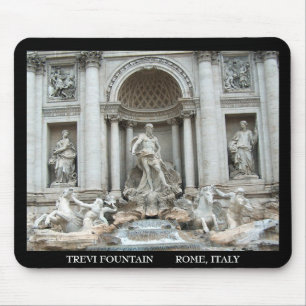 Trevi Fountain in Rome, Italy Mouse Pad