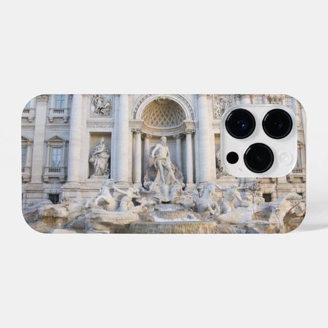 Trevi Fountain iPhone Case (Back Horizontal)