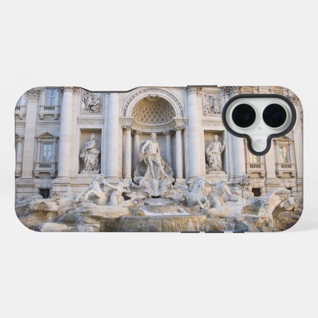 Trevi Fountain iPhone Case (Back Horizontal)