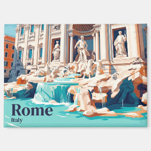 Trevi Fountain Italy Magnet