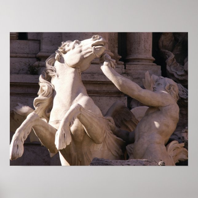 Trevi Fountain, Italy Poster (Front)