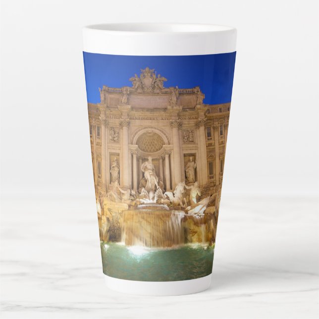 Trevi Fountain Latte Mug (Front)