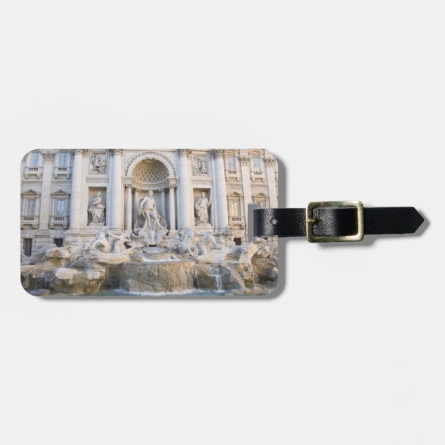 Trevi Fountain Luggage Tag (Front Horizontal)