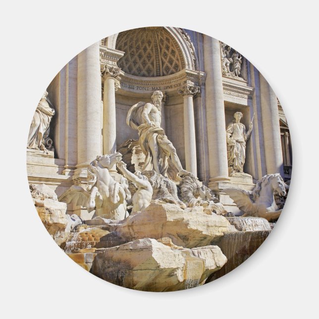 Trevi fountain magnet (Front)
