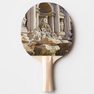 Trevi fountain ping pong paddle