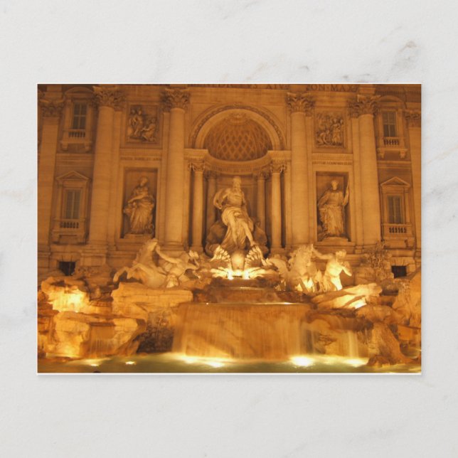 Trevi Fountain Postcard (Front)
