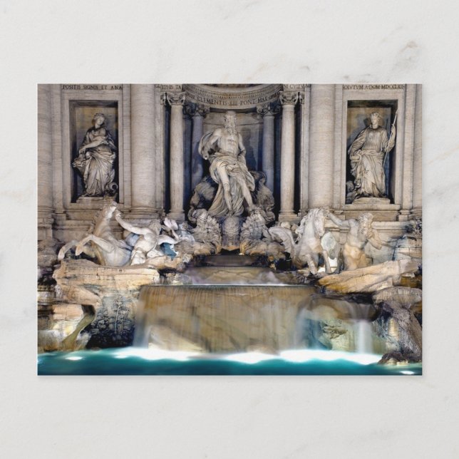 Trevi Fountain Postcard (Front)