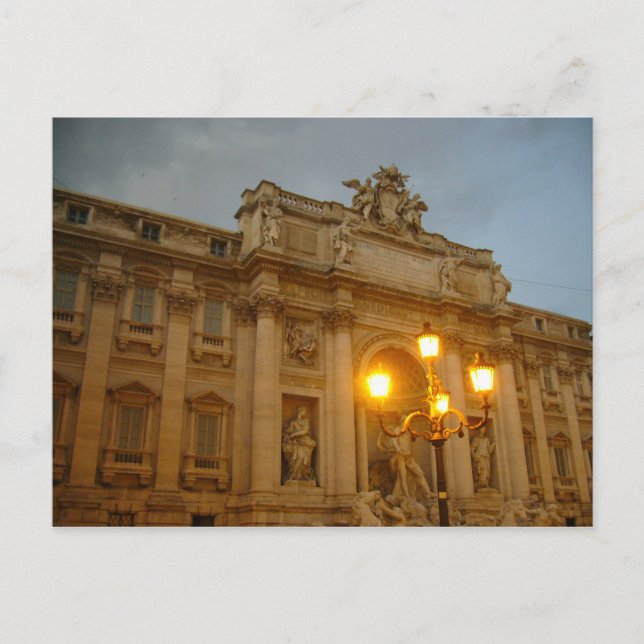 trevi fountain postcard (Front)