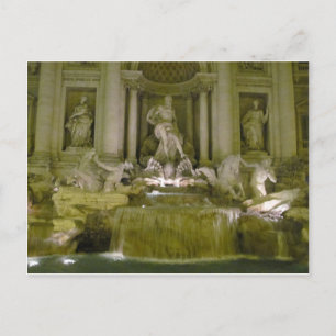 TREVI FOUNTAIN POSTCARD