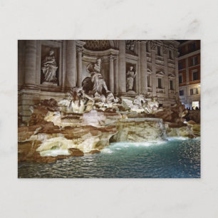 Trevi Fountain - Roma, Italia Postcard