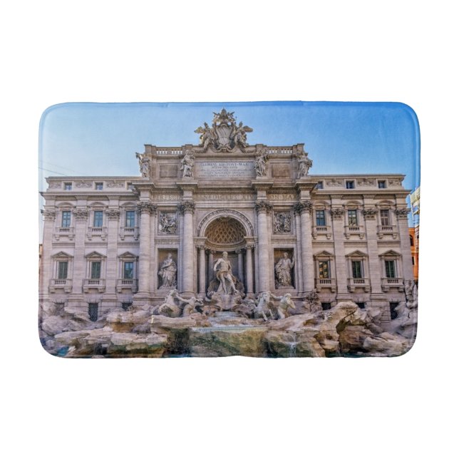 Trevi fountain, Roma, Italy Bath Mat (Front)