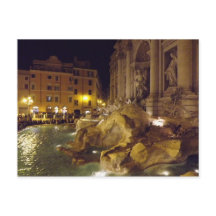 Trevi Fountain Rome at night