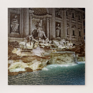 Trevi Fountain - Rome, Italy - 20x20 - 676 pcs Jigsaw Puzzle