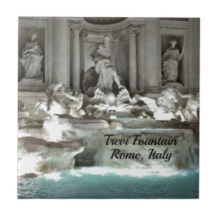 Trevi Fountain, Rome Italy Ceramic Tile