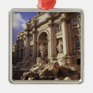 Trevi Fountain, Rome, Italy Metal Tree Decoration