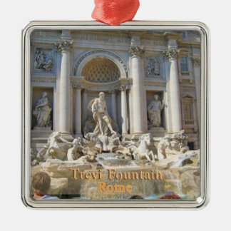 Trevi Fountain Rome Italy Metal Tree Decoration