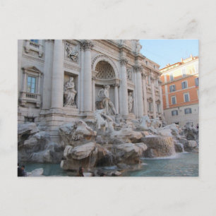 Trevi Fountain Rome, Italy Postcard