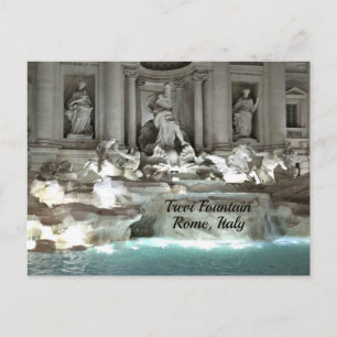 Trevi Fountain, Rome Italy Postcard