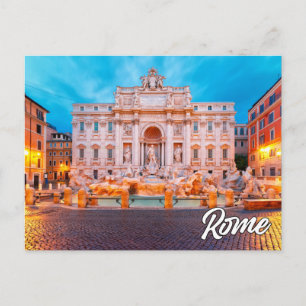 Trevi Fountain, Rome, Italy Postcard