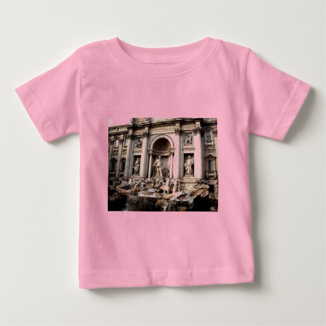 Trevi Fountain Rome Italy Travel Baby T-Shirt (Front)