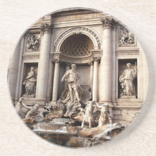 Trevi Fountain Rome Italy Travel Coaster