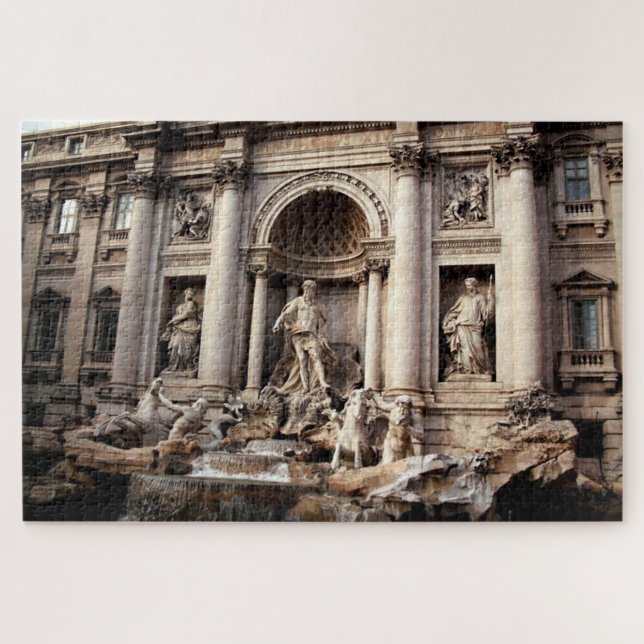Trevi Fountain Rome Italy Travel Jigsaw Puzzle (Horizontal)