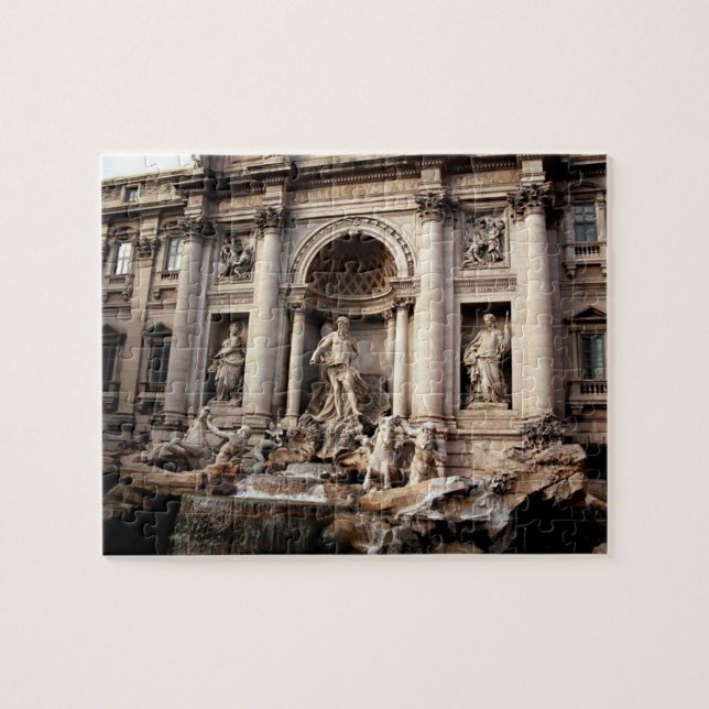 Trevi Fountain Rome Italy Travel Jigsaw Puzzle (Horizontal)