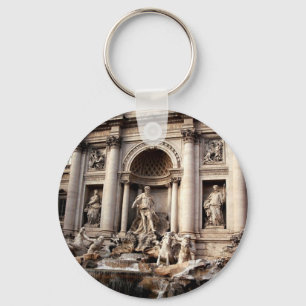 Trevi Fountain Rome Italy Travel Key Ring