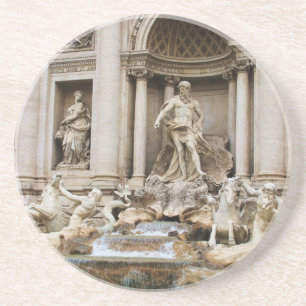 Trevi Fountain Rome Italy Travel Photo Coaster