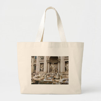 Trevi Fountain Rome Italy Travel Photo Large Tote Bag