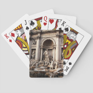 Trevi Fountain Rome Italy Travel Playing Cards