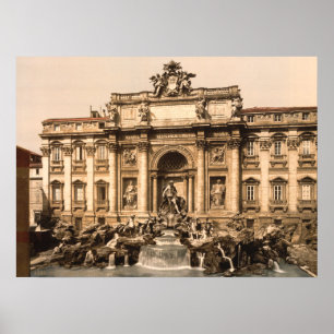 Trevi Fountain, Rome, Lazio, Italy Poster