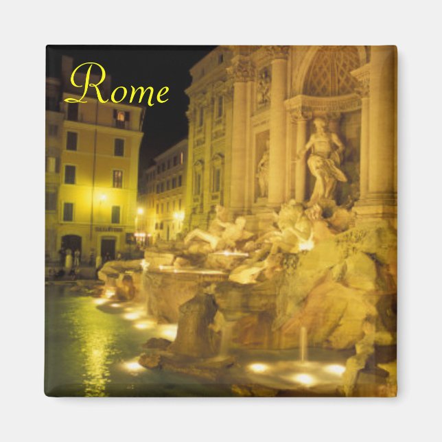 Trevi Fountain Rome magnet (Front)