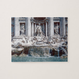 Trevi Fountain Rome Photo Difficult Jigsaw Puzzle