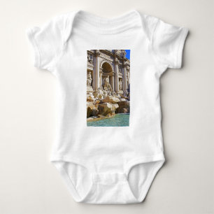 Trevi Fountain Rome Photography Baby Bodysuit
