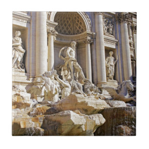 Trevi Fountain Rome Photography Ceramic Tile