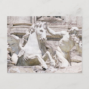 Trevi fountain, Rome Postcard